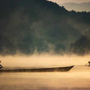 Dawn on the riverbanks